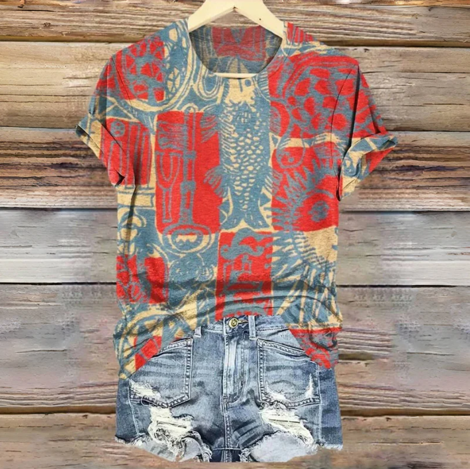 Cirra - Tribal Coloured T-shirt