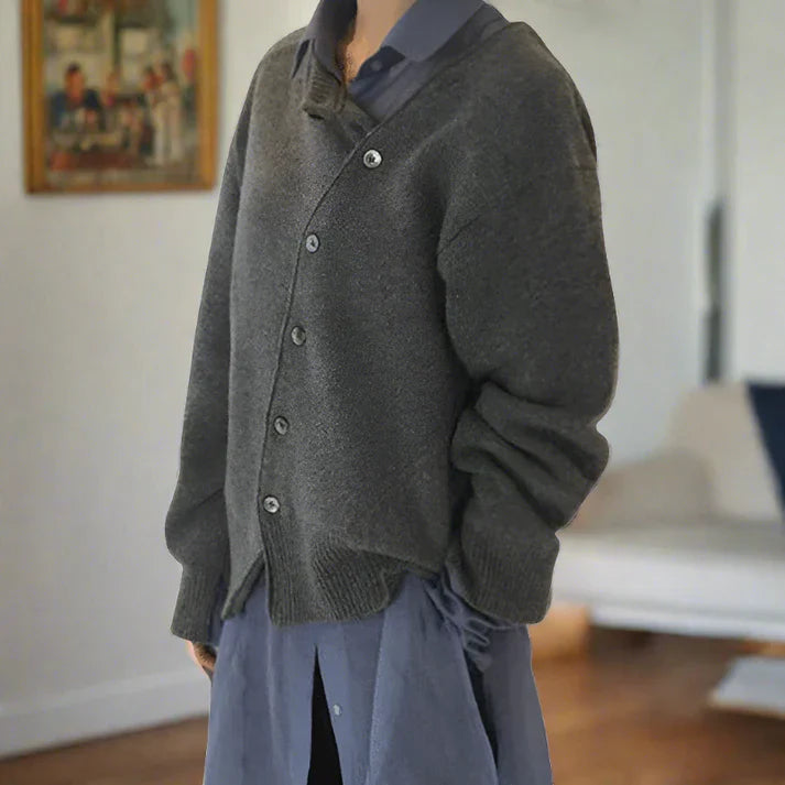 Amna - Asymmetric Cardigan