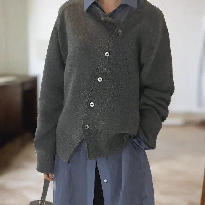 Amna - Asymmetric Cardigan