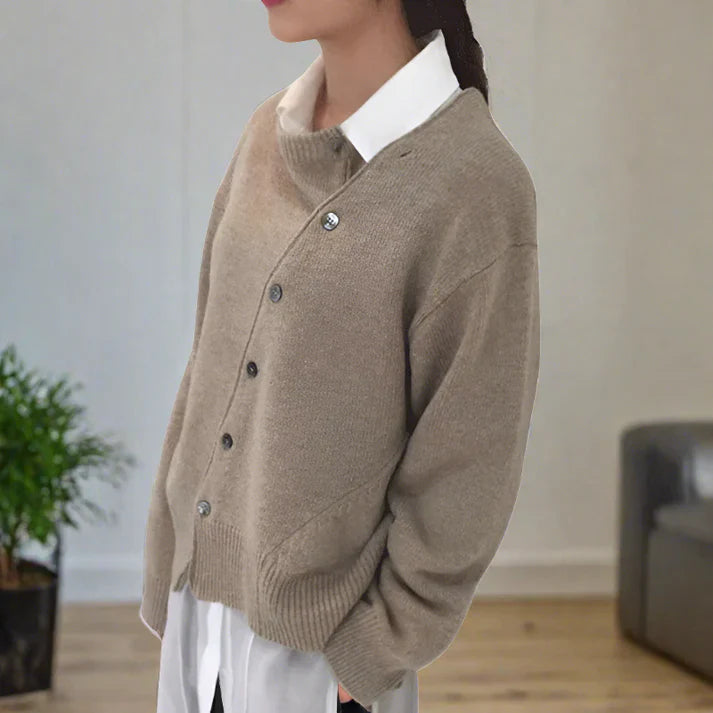 Amna - Asymmetric Cardigan