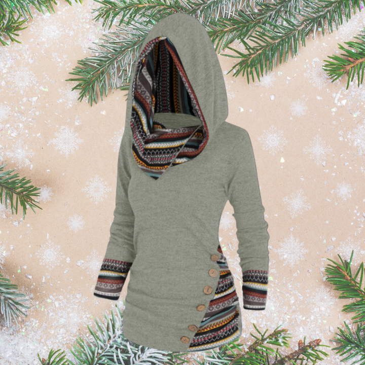 Alina - Casual Tribal Hoodie