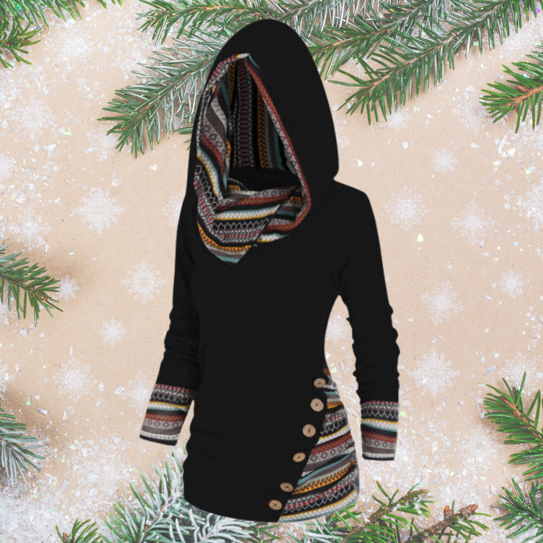 Alina - Casual Tribal Hoodie
