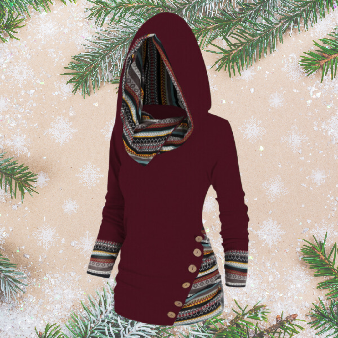 Alina - Casual Tribal Hoodie