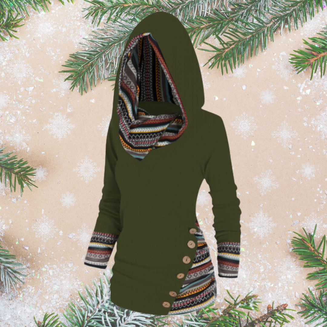 Alina - Casual Tribal Hoodie