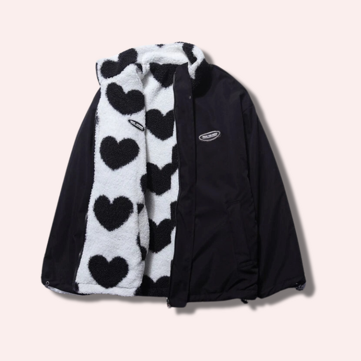 Bacio - Double-Sided Heart Coat