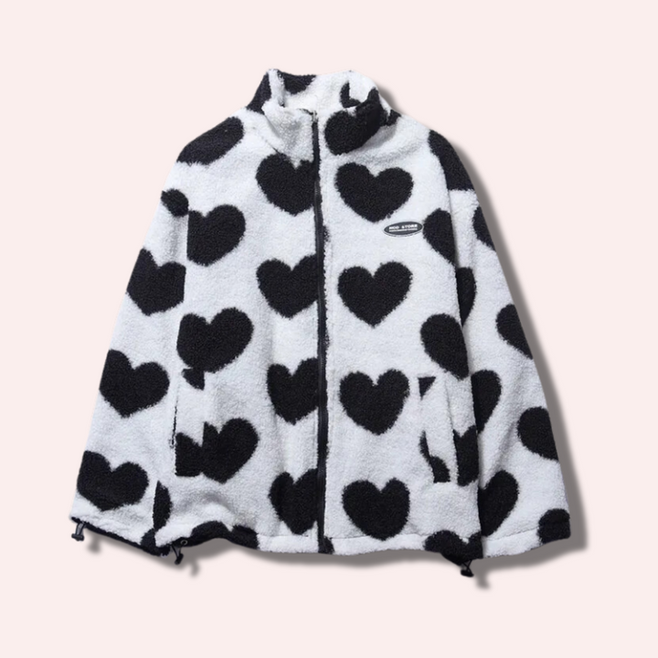 Bacio - Double-Sided Heart Coat