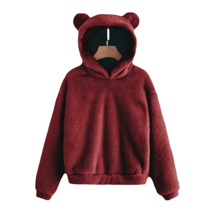 Yoggy - Fuzzy Bear Ear Hoodie