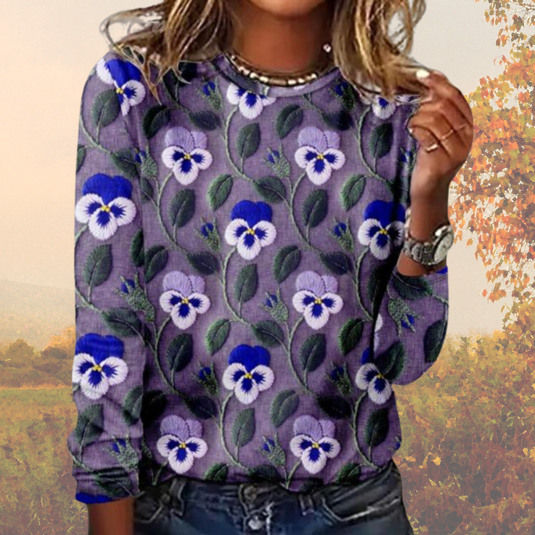 Fiona | Autumn floral sweatshirt - Bond Bristol