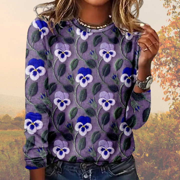 Fiona | Autumn floral sweatshirt - Bond Bristol