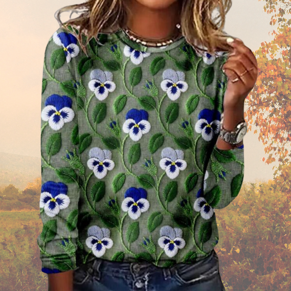 Fiona | Autumn floral sweatshirt - Bond Bristol