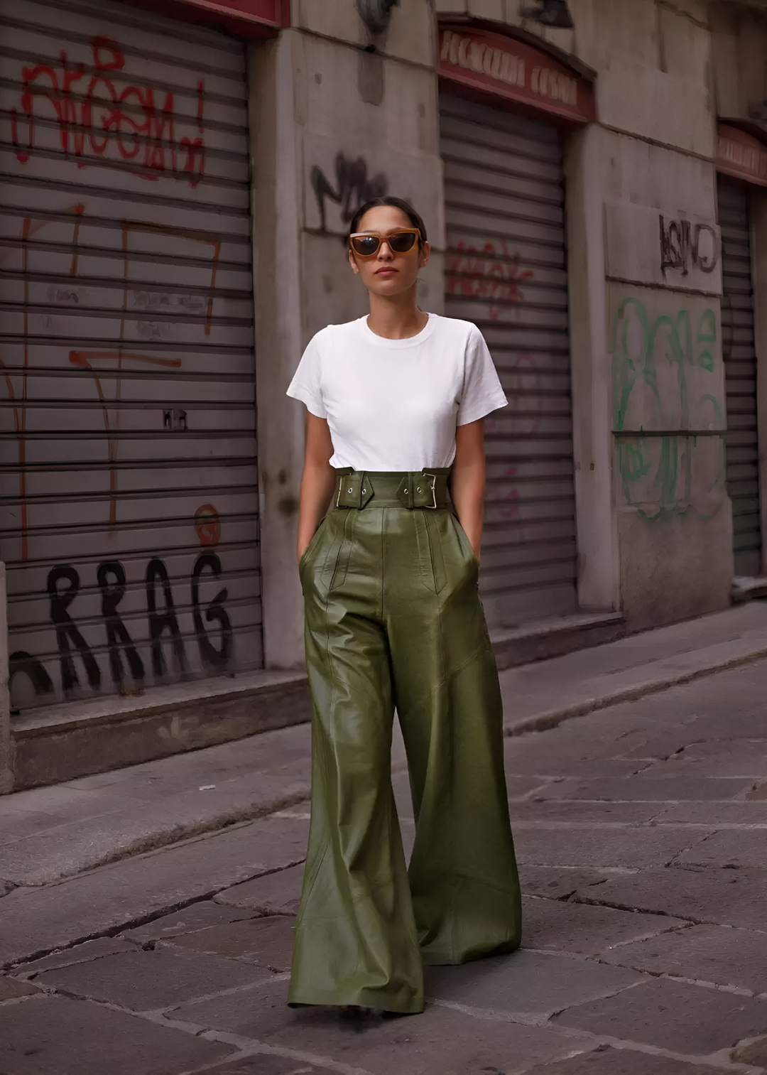 Clara - Luxe High-Waisted Pants - Bond Bristol